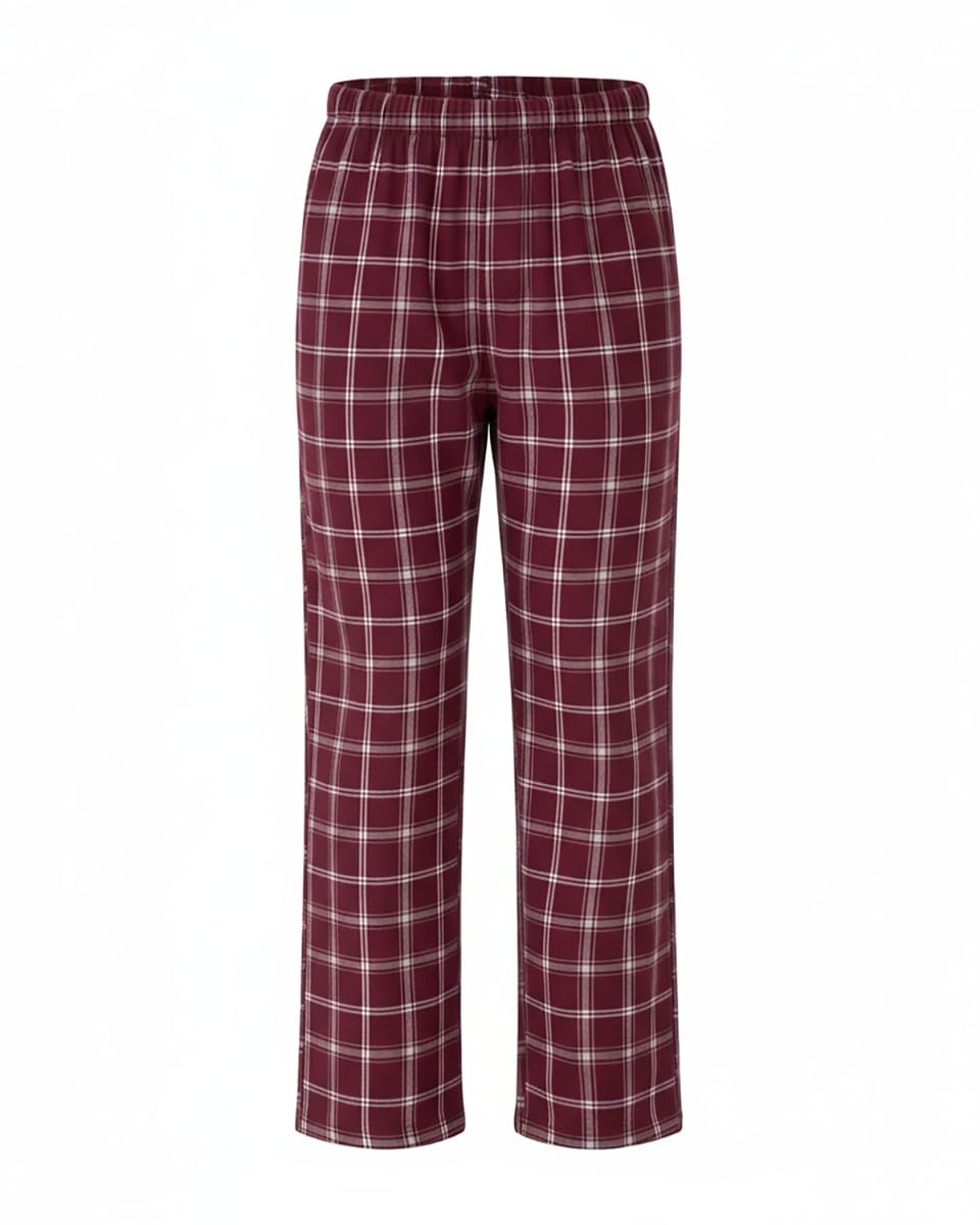 Boxercraft Youth Flannel Pajama Pants in Varsity Maroon | Varsity Maroon