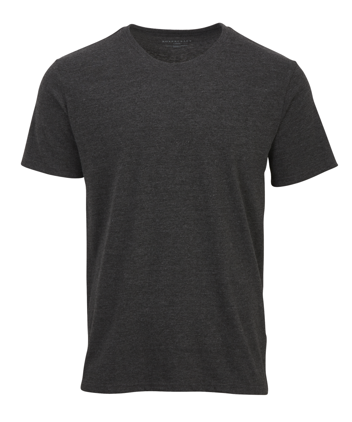 BM2103 Crewneck Tee - Charcoal - Ghost Front | Charcoal