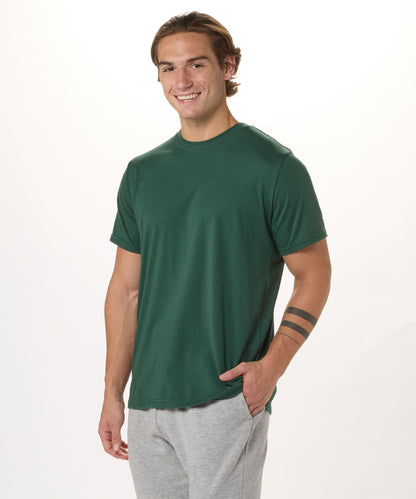 BM2103 Crewneck Tee - Dark Green - Front | Dark Green