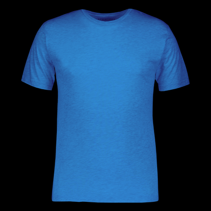 BM2103 Crewneck Tee - Collegiate Blue - Ghost Front | Collegiate Blue