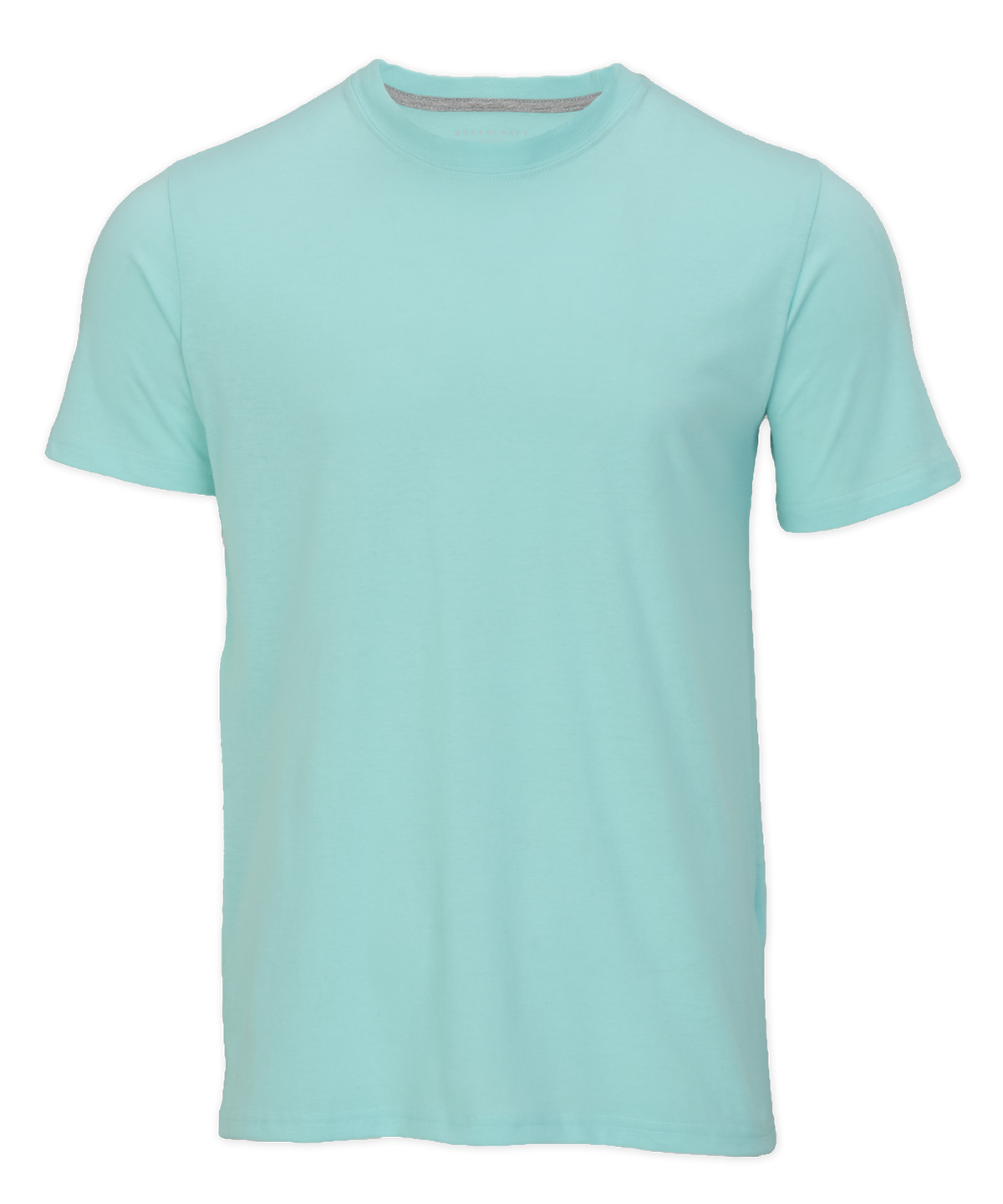 BM2103 Crewneck Tee - Cancun Blue - Ghost Front | Cancun Blue