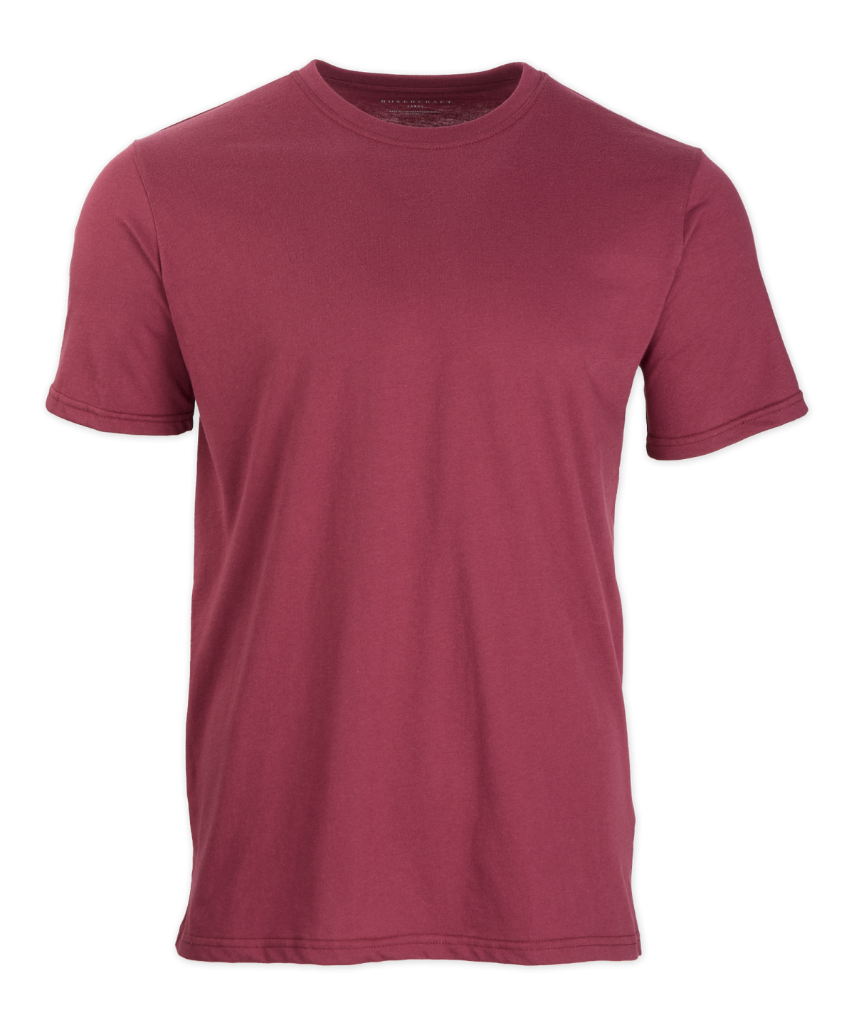 BM2103 Crewneck Tee - Maroon - Ghost Front | Maroon
