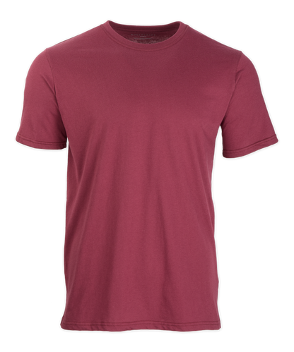 BM2103 Crewneck Tee - Maroon - Ghost Front | Maroon