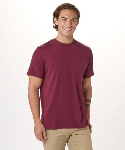 BM2103 Crewneck Tee - Brick Red - Front | Brick Red