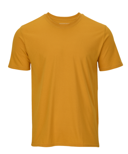 BM2103 Crewneck Tee - Golden Amber - Ghost Front | Golden Amber