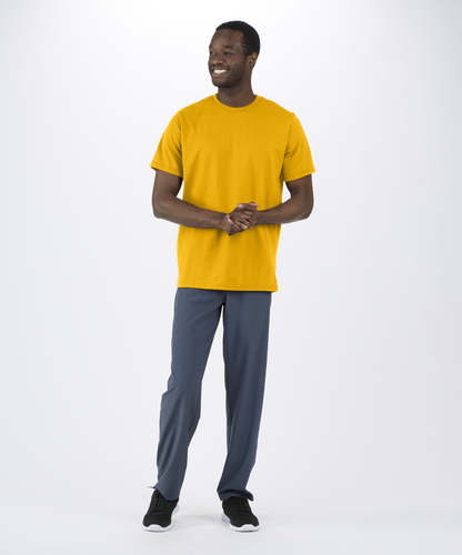 BM2103 Crewneck Tee - Golden Amber - Front | Golden Amber
