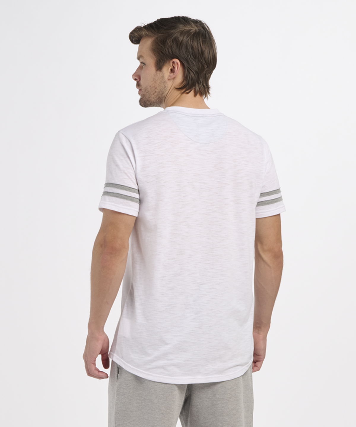 Men's Arena Tee – Short Sleeve Crewneck T-Shirt in White