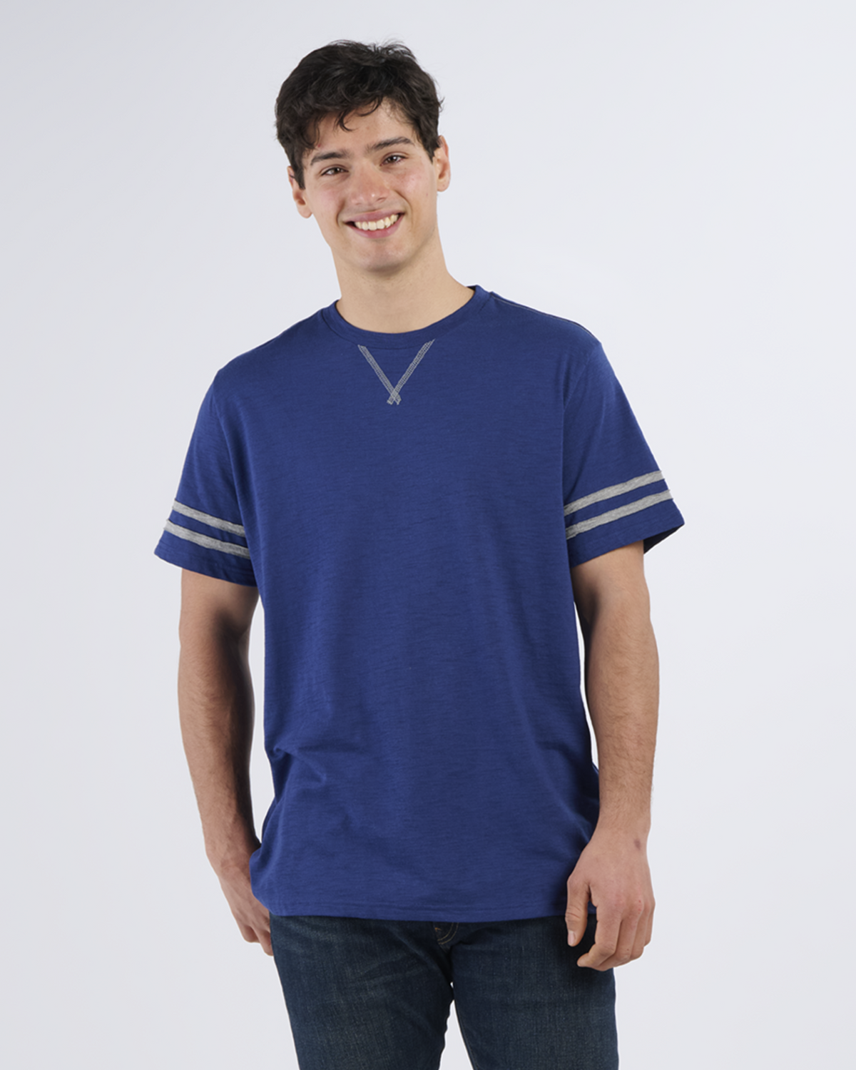 Men's Arena Tee – Short Sleeve Crewneck T-Shirt in Navy