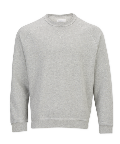 Men's French Terry Crew – French Terry Crewneck Sweatshirt in Oxford Heather