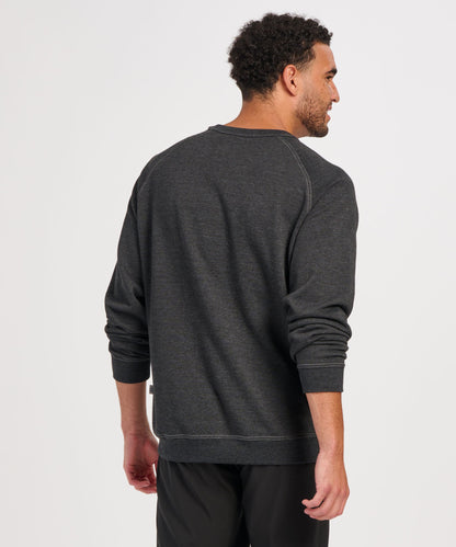 Men's French Terry Crew – French Terry Crewneck Sweatshirt in Charcoal Hthr