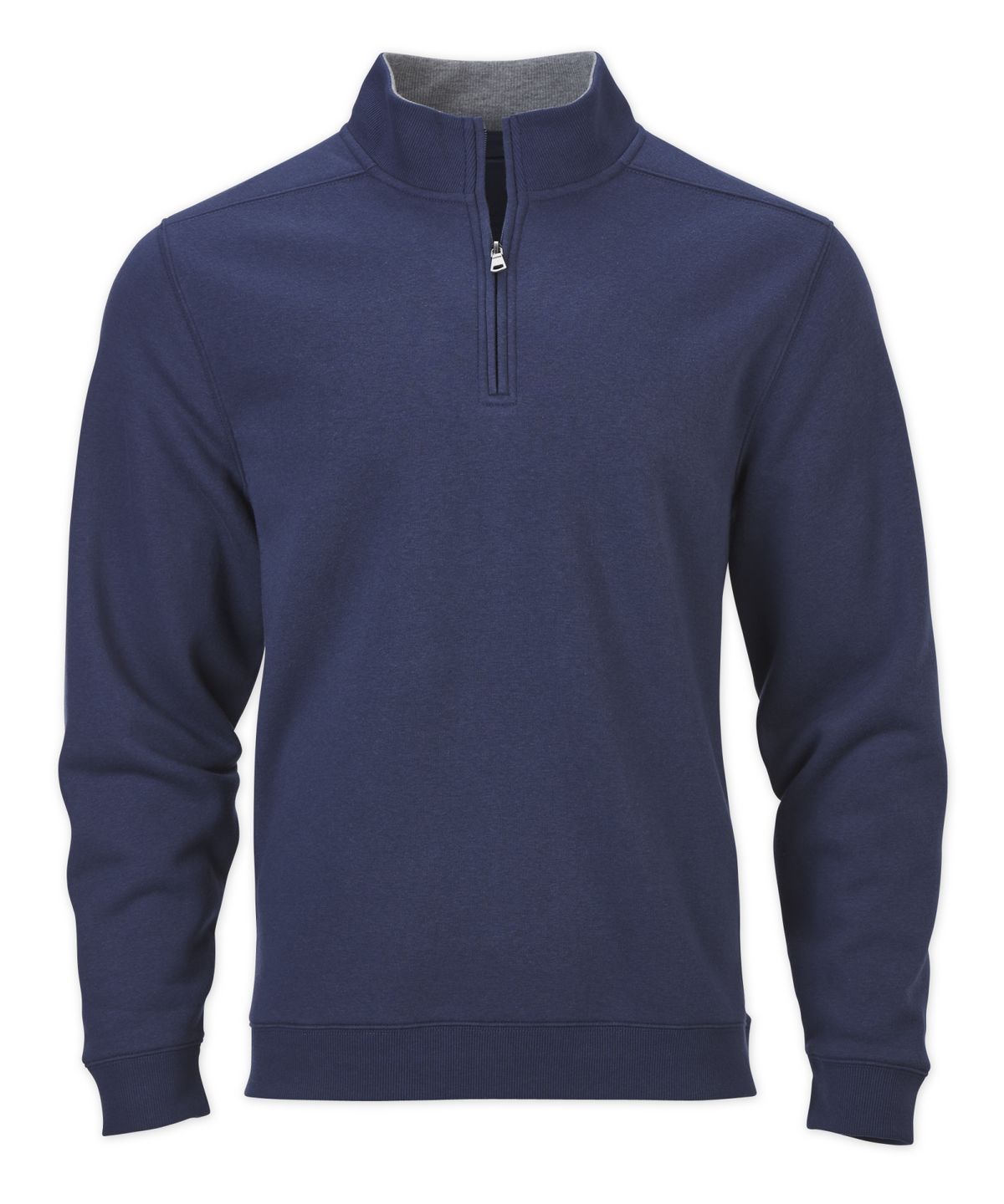 Men's Quarter Zip Fleece Pullover – Cozy Fleece 1/4 Zip Sweatshirt in Navy