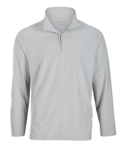 Men's Stretch Woven Quarter Zip – Lightweight Stretch 1/4 Zip Pullover in Oxford