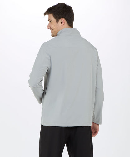 Men's Stretch Woven Quarter Zip – Lightweight Stretch 1/4 Zip Pullover in Oxford