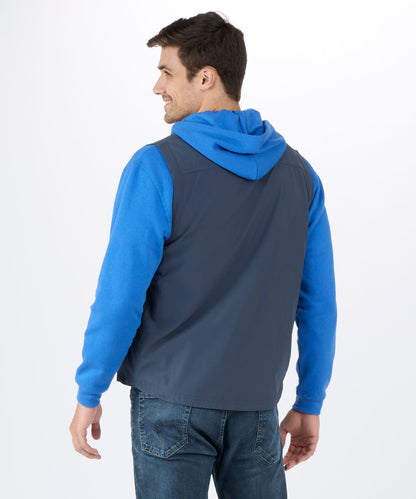 Men's Stretch Woven Vest – Lightweight Stretch Woven Vest in Castlerock