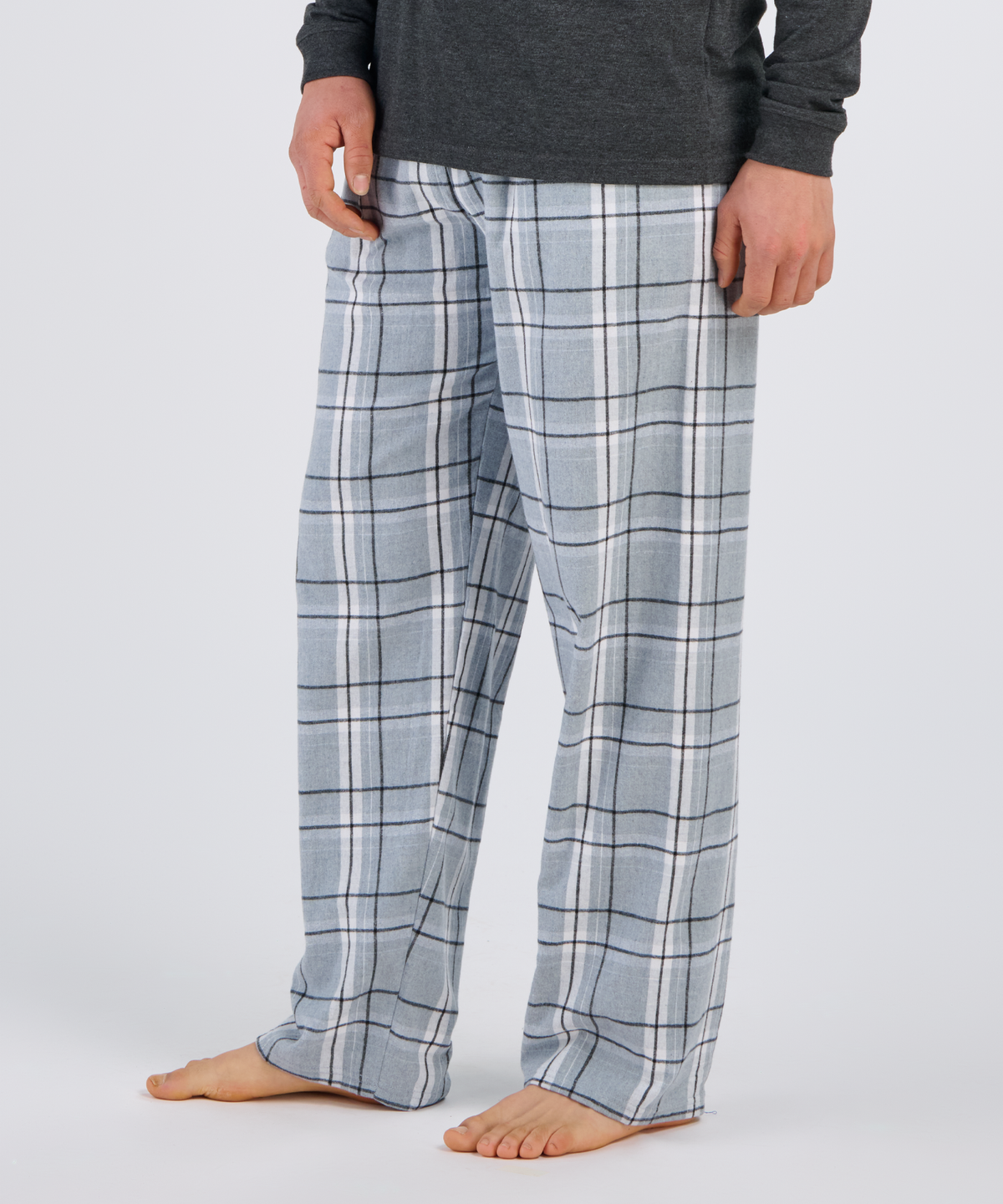 Boxercraft BM6624 Men's Harley Flannel Pants - Oxford Carnegie Plaid - Front | Oxford Carnegie Plaid
