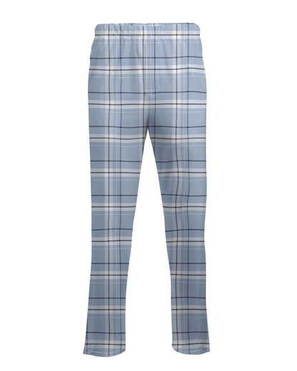 Boxercraft BM6624 Men's Harley Flannel Pants - Sky Carnegie Plaid - Ghost Front | Sky Carnegie Plaid