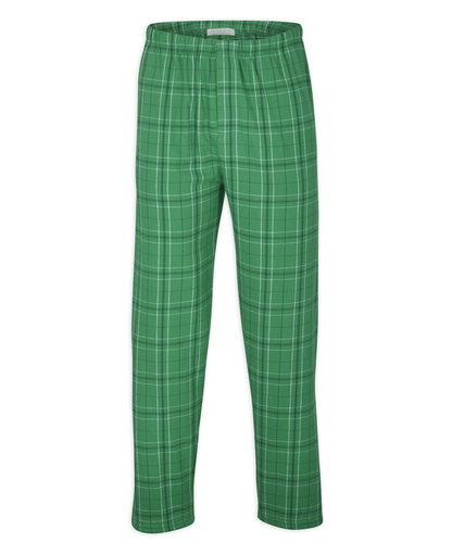 Boxercraft BM6624 Men's Harley Flannel Pants - Kelly Field Day Plaid - Ghost Front | Kelly Field Day Plaid