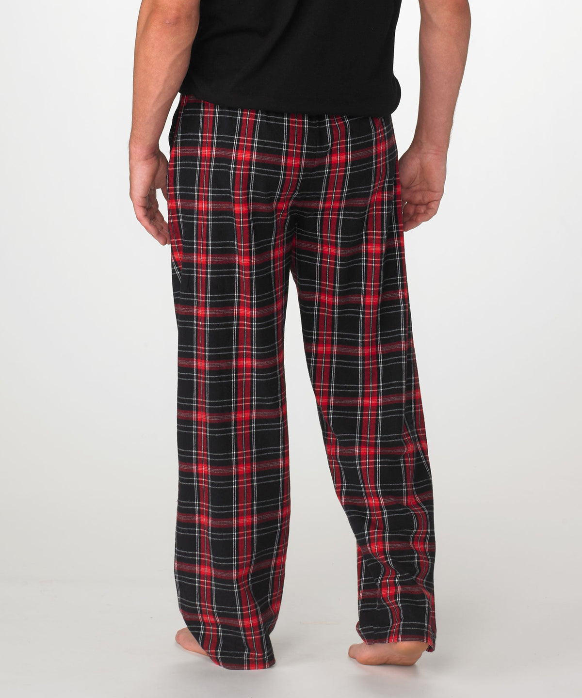 Boxercraft BM6624 Men's Harley Flannel Pants - Kingston Plaid - Back | Kingston Plaid