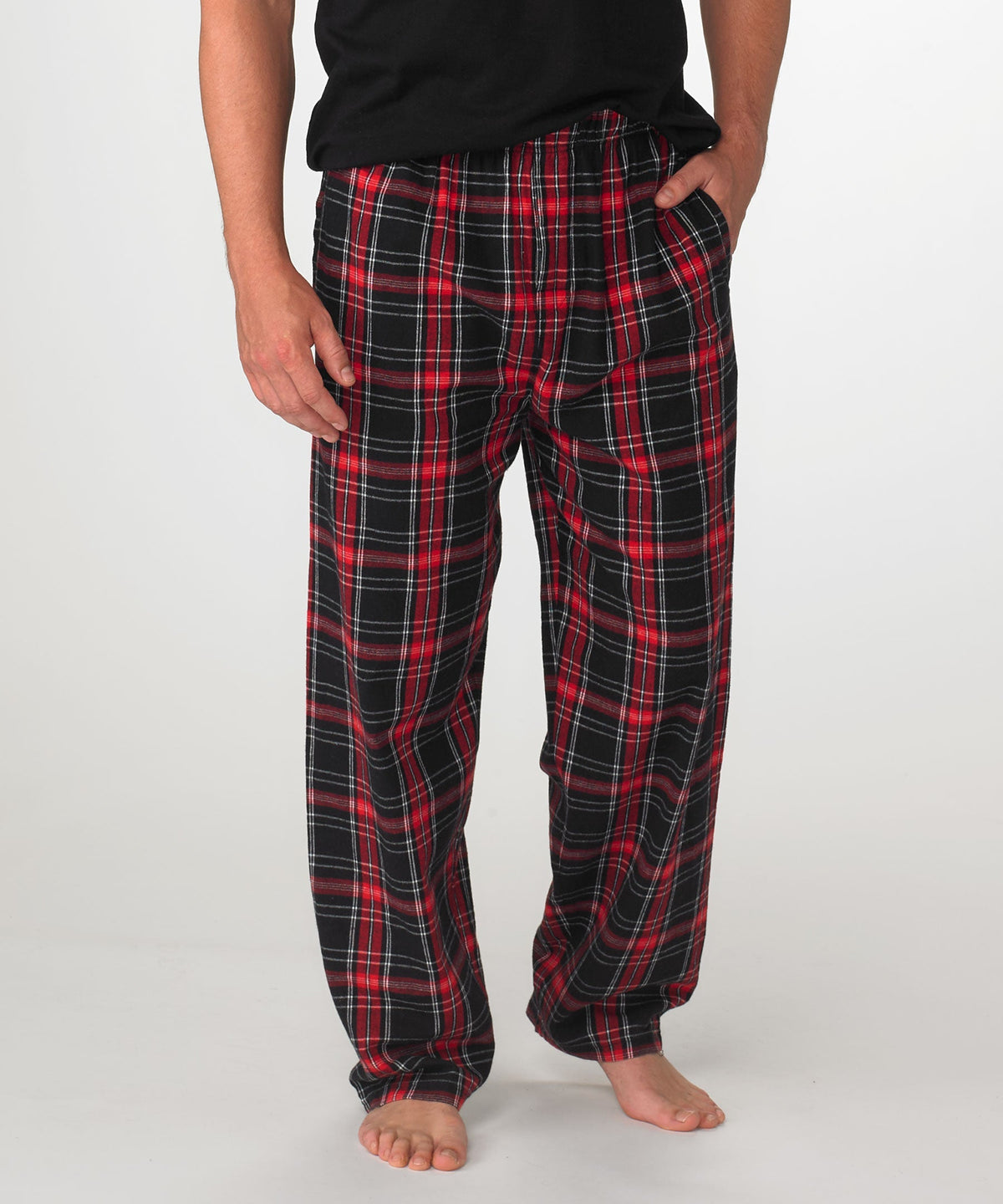 Boxercraft BM6624 Men's Harley Flannel Pants - Kingston Plaid - Front | Kingston Plaid