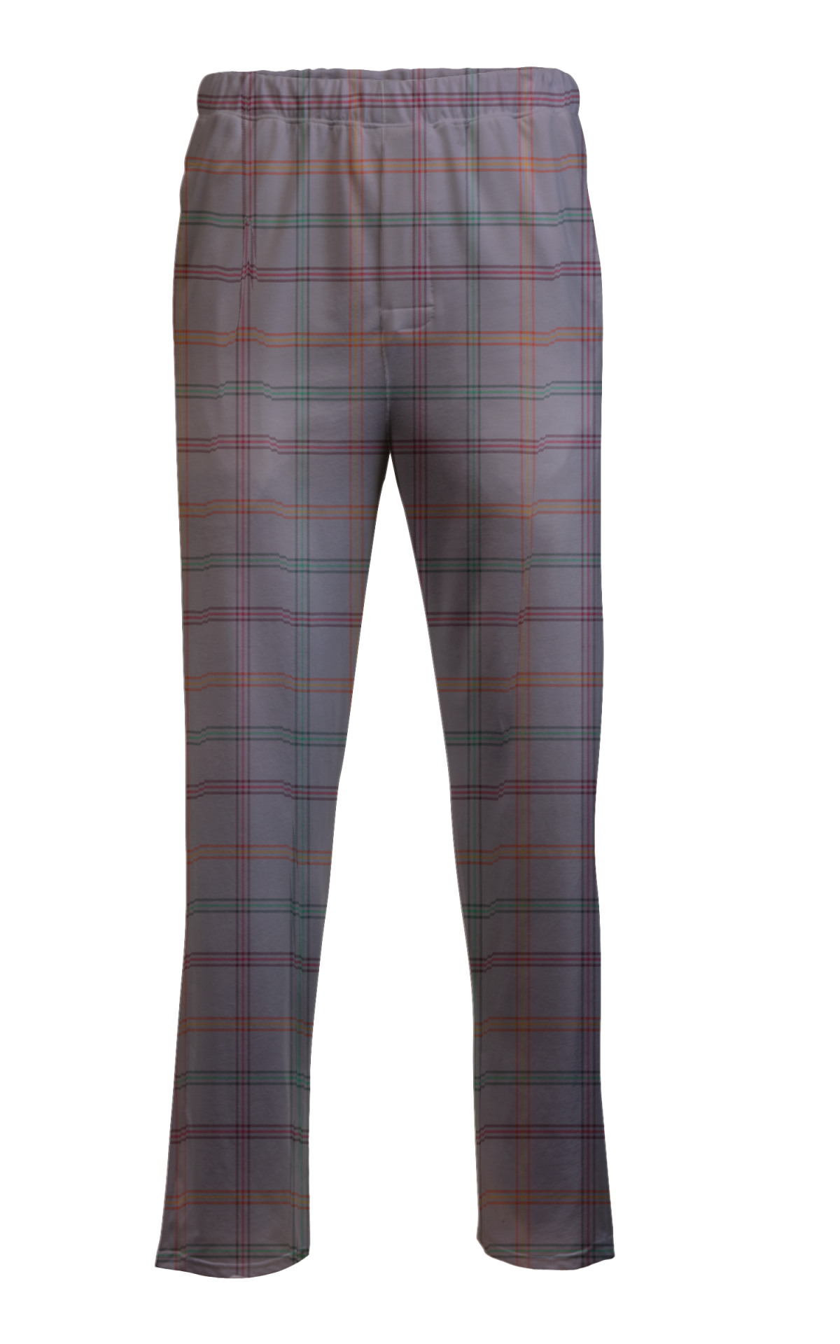 Boxercraft BM6624 Men's Harley Flannel Pants - Festive Plaid - Ghost Front | Festive Plaid