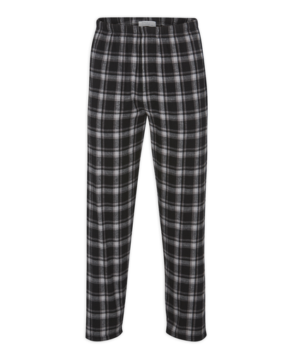 Boxercraft BM6624 Men's Harley Flannel Pants - Heritage Black Plaid - Ghost Front | Heritage Black Plaid