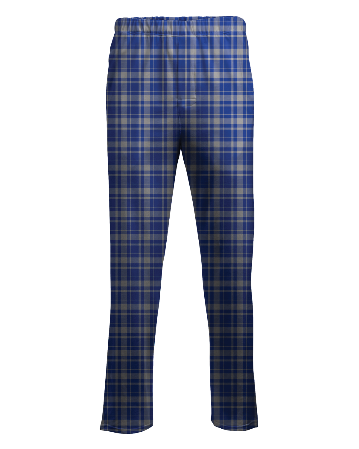 Boxercraft BM6624 Men's Harley Flannel Pants - Electric Royal Jordan Plaid - Ghost Front | Electric Royal Jordan Plaid
