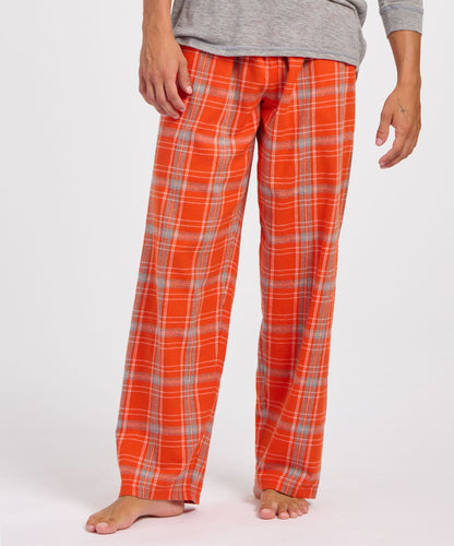 Boxercraft BM6624 Men's Harley Flannel Pants - Burnt Orange Kingston - Front | Burnt Orange Kingston