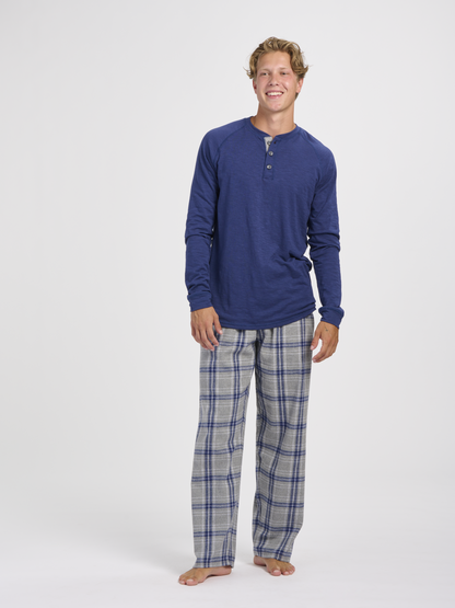 Men's Flannel Pajama Pants – Harley Plaid Cotton Lounge Pants | Boxercraft BM6624