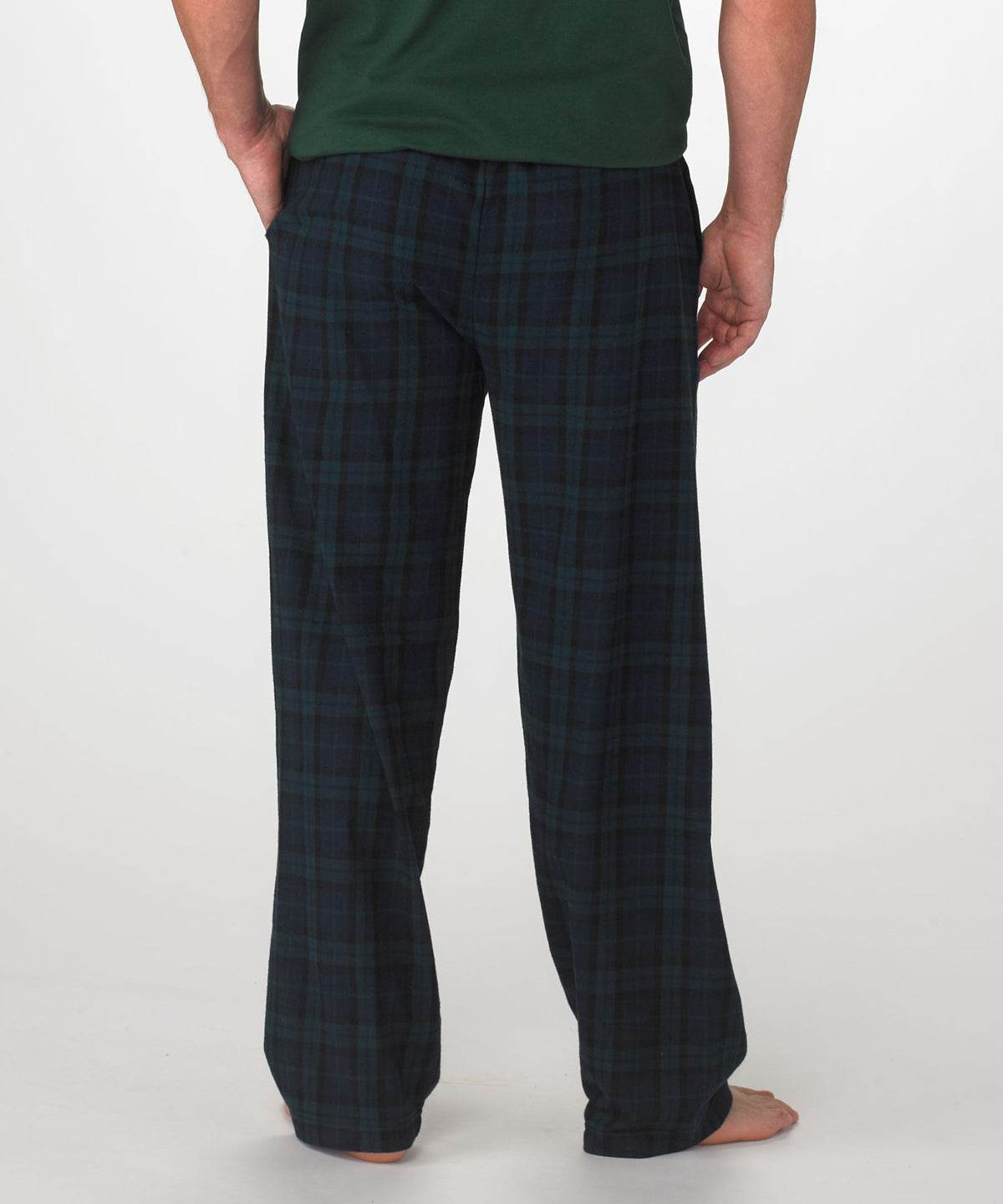 Boxercraft BM6624 Men's Harley Flannel Pants - Scottish Tartan - Back | Scottish Tartan