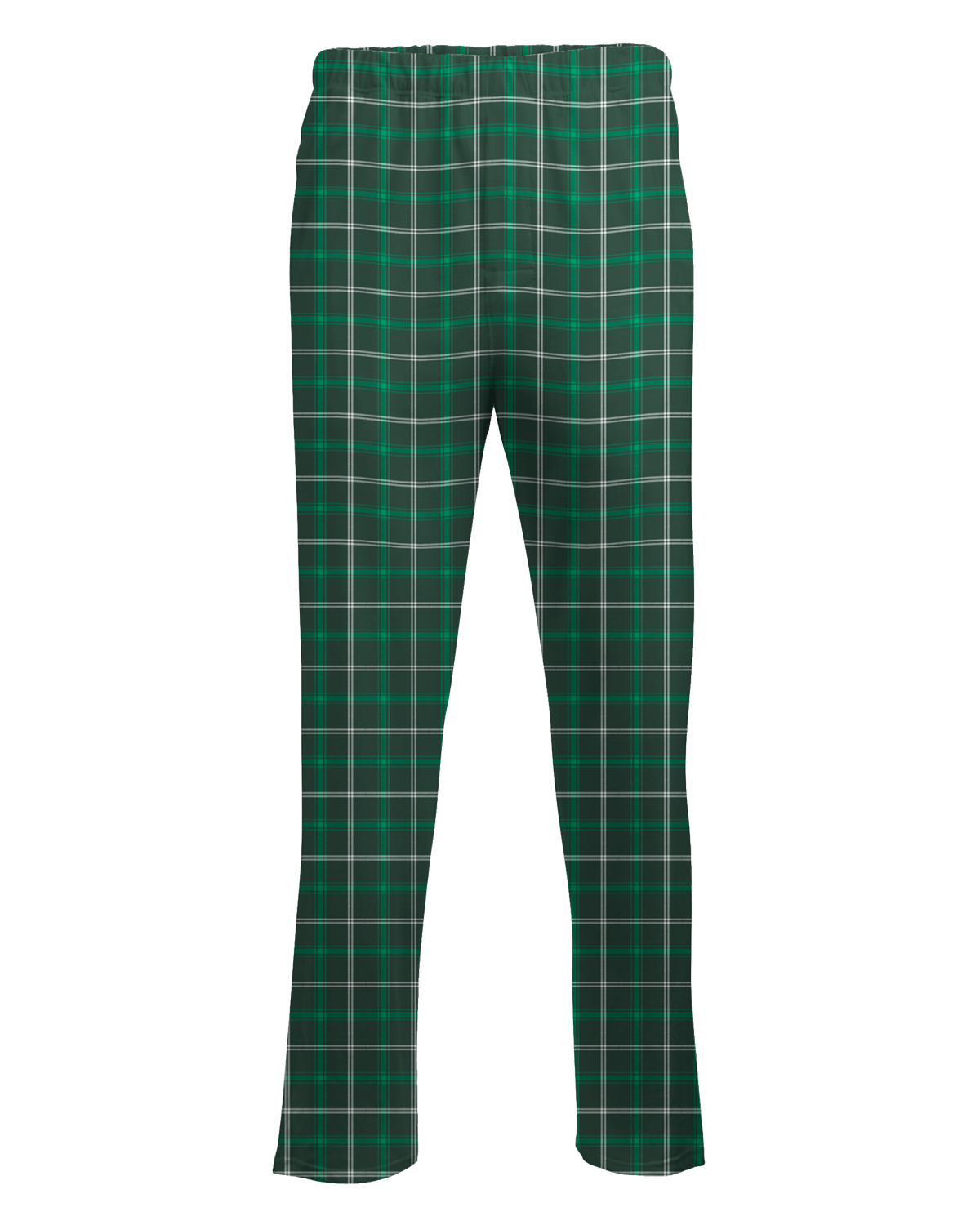 Boxercraft BM6624 Men's Harley Flannel Pants - Varsity Green/White - Ghost Front | Varsity Green/White