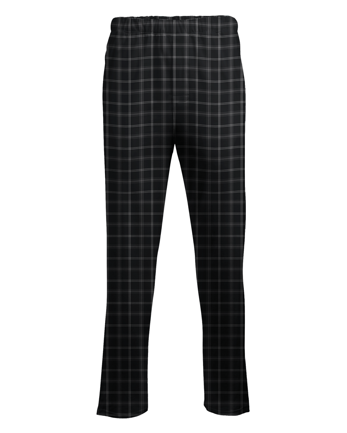 Boxercraft BM6624 Men's Harley Flannel Pants - Varsity Black/Oxford - Ghost Front | Varsity Black/Oxford