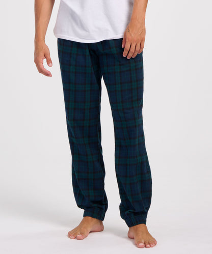 Boxercraft BM6625 Men's Flannel Jogger Pants - Scottish Tartan - Model Front | Scottish Tartan