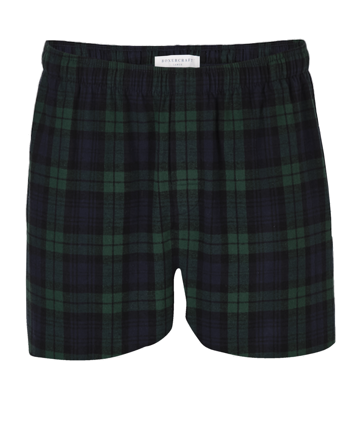 Boxercraft BM6701 Men's Flannel Boxer Shorts - Scottish Tartan - Ghost Front | Scottish Tartan