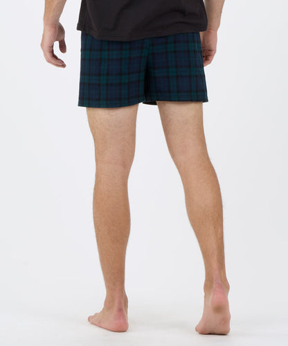 Boxercraft BM6701 Men's Flannel Boxer Shorts - Scottish Tartan - Back | Scottish Tartan