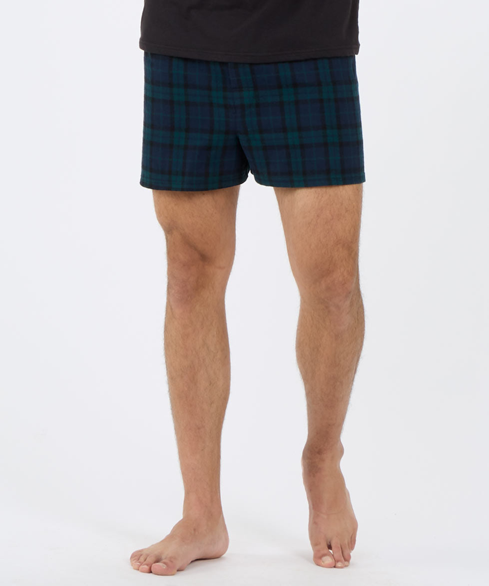 Boxercraft BM6701 Men's Flannel Boxer Shorts - Scottish Tartan - Front | Scottish Tartan