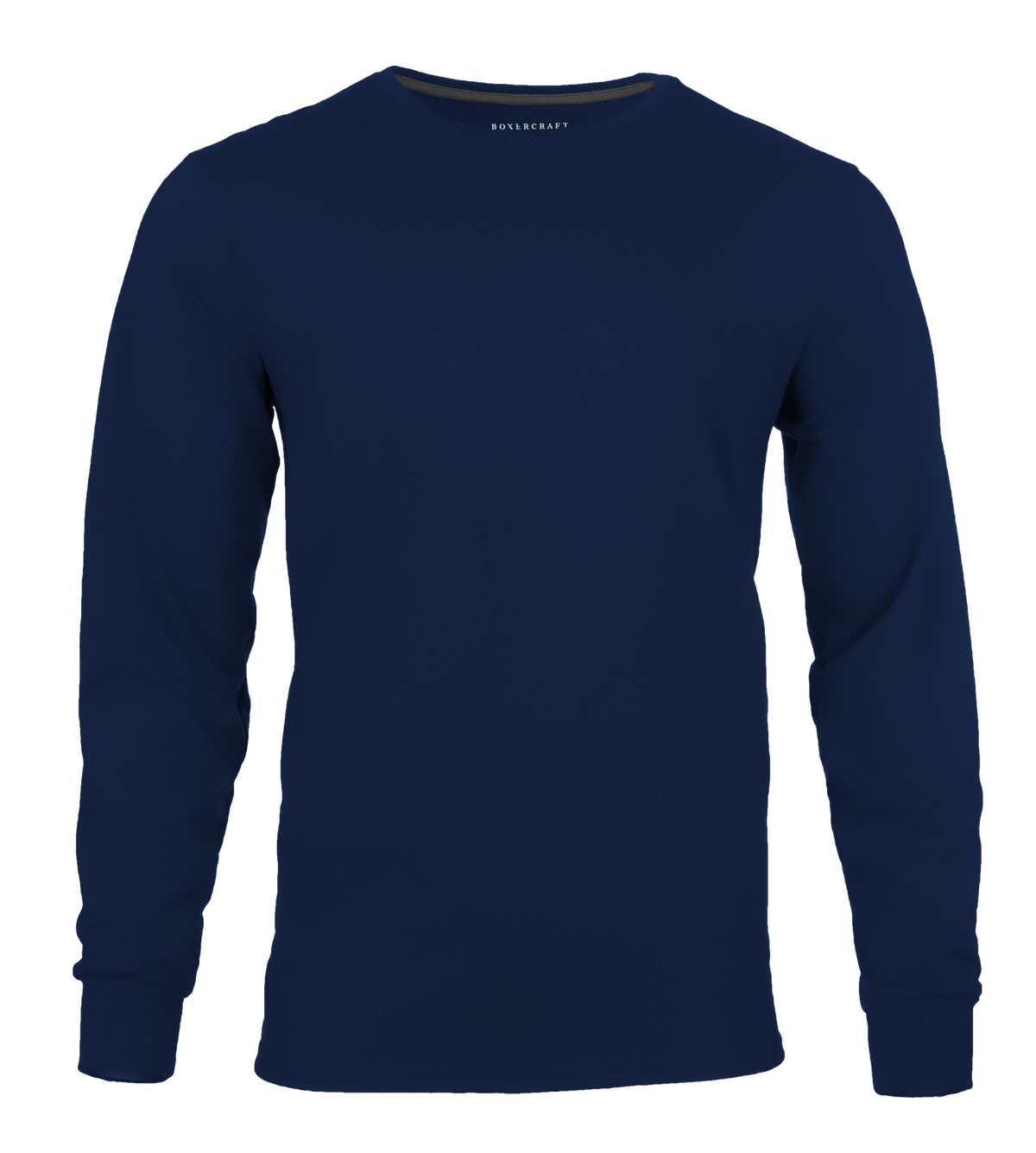 BU3102 Essential Long Sleeve Tee - Navy - Ghost Front | Navy
