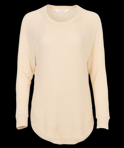 Women's Cuddle Oversized Crew – Ultra-Soft Oversized Crewneck Sweater in Barley
