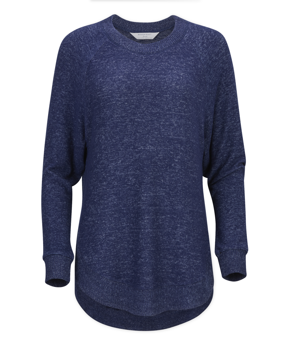 Women's Cuddle Oversized Crew – Ultra-Soft Oversized Crewneck Sweater in Navy Heather