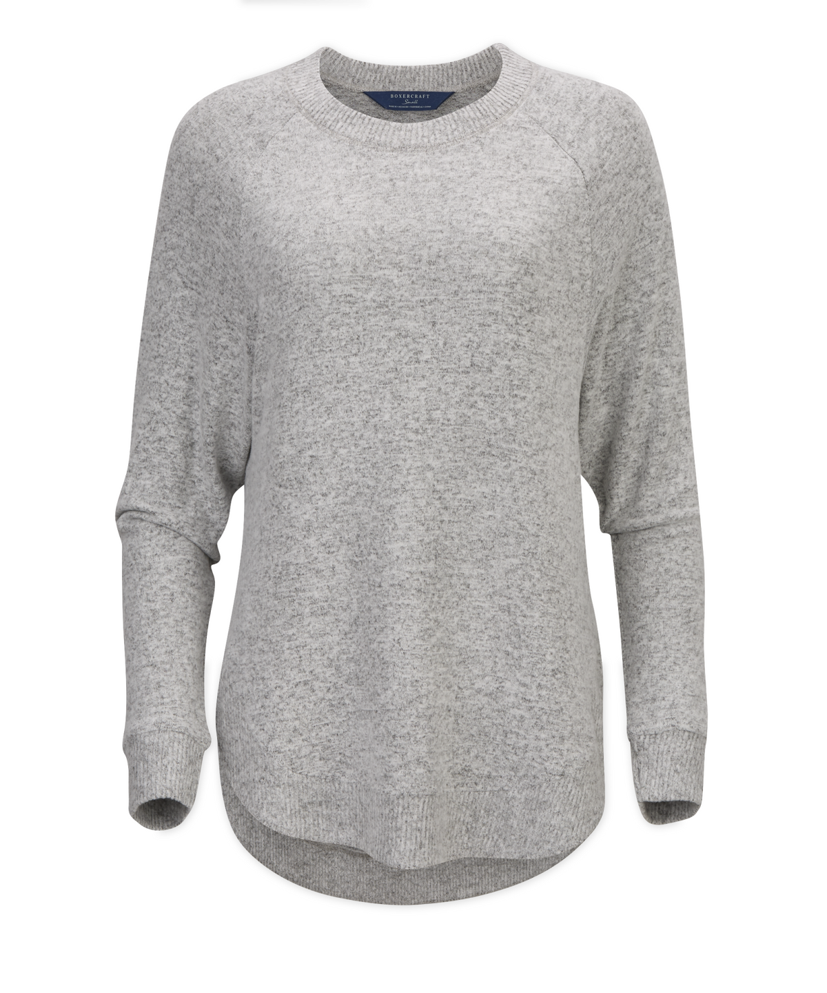 Women's Cuddle Oversized Crew – Ultra-Soft Oversized Crewneck Sweater in Oxford Heather