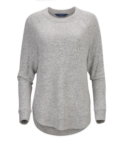Women's Cuddle Oversized Crew – Ultra-Soft Oversized Crewneck Sweater in Oxford Heather