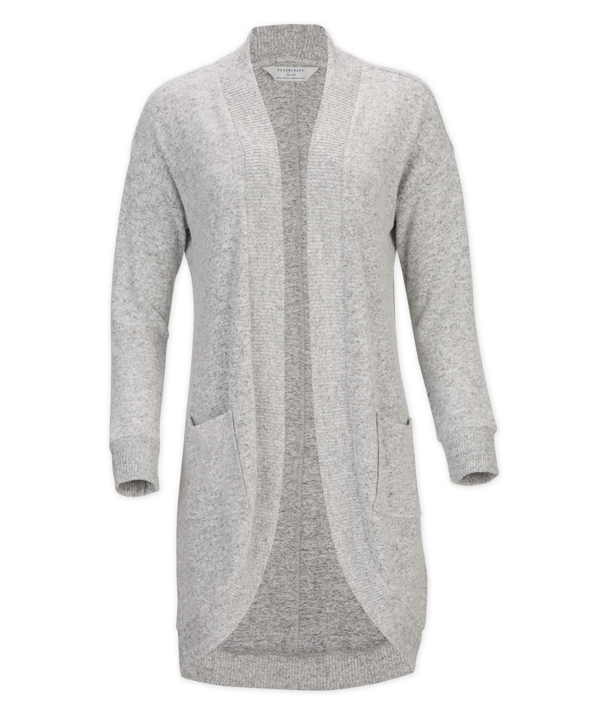 Women's Cuddle Cardigan – Ultra-Soft Open-Front Cardigan Sweater in Oxford Heather