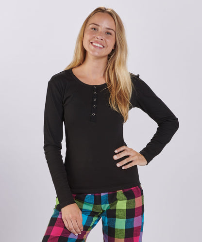 Women's Harper Henley in Black