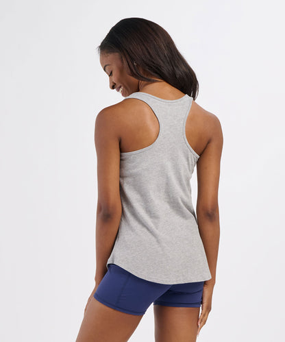 Women's Essential Racerback Tank – Lightweight Racerback Tank Top in Oxford Heather