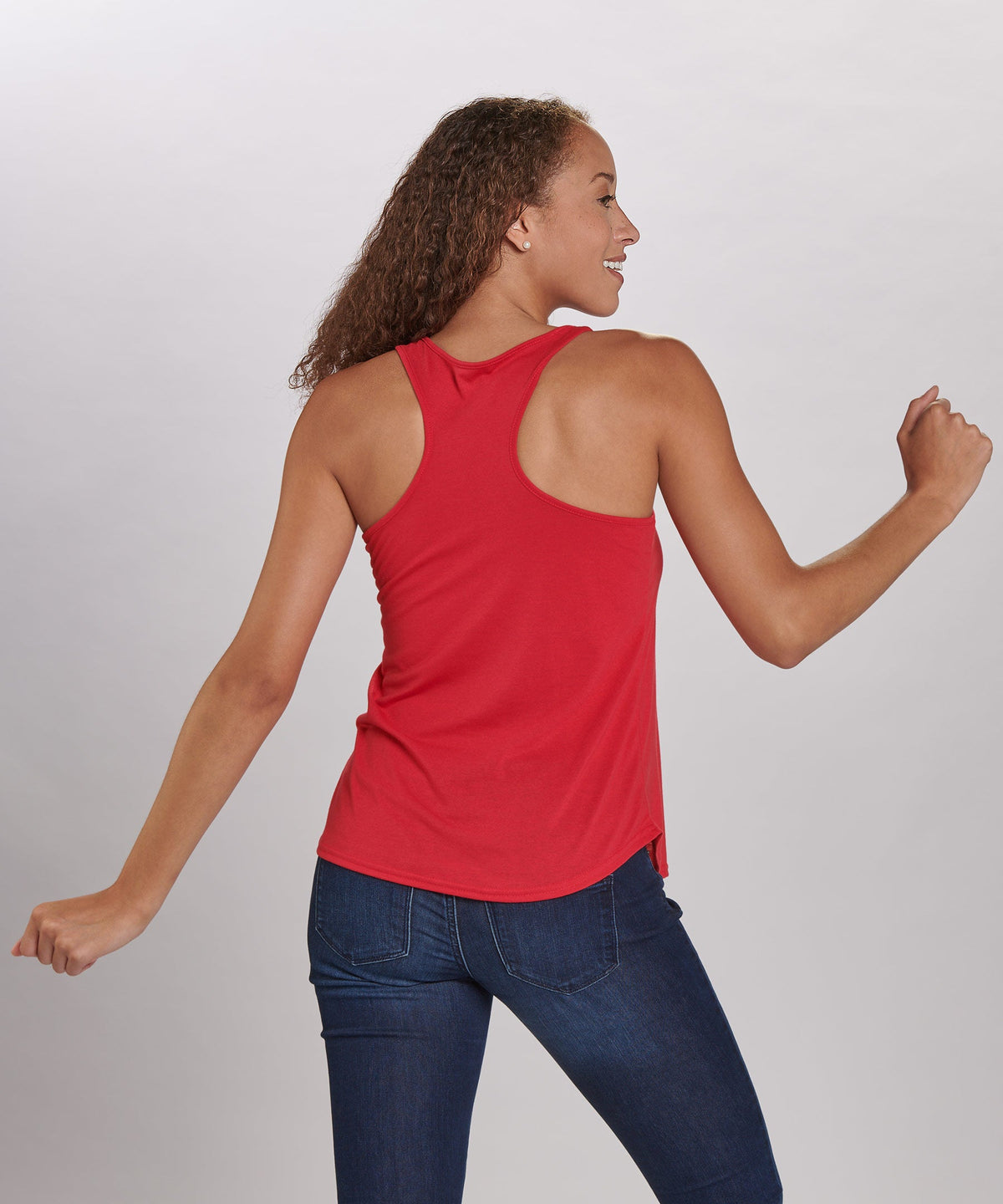 Women's Essential Racerback Tank – Lightweight Racerback Tank Top in True Red