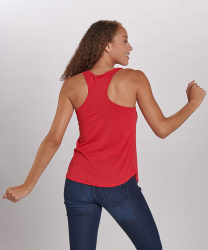 Women's Essential Racerback Tank – Lightweight Racerback Tank Top in True Red