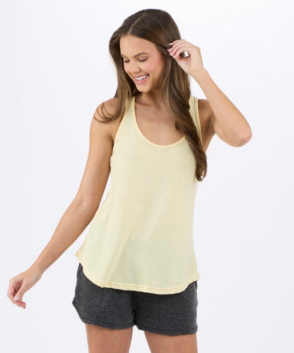 Women's Essential Racerback Tank – Lightweight Racerback Tank Top in Daffodil