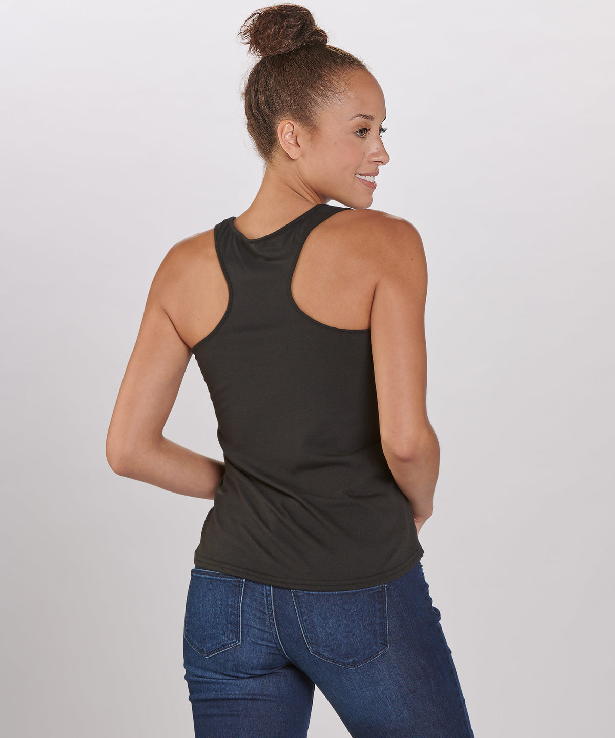 Women's Essential Racerback Tank – Lightweight Racerback Tank Top in Black