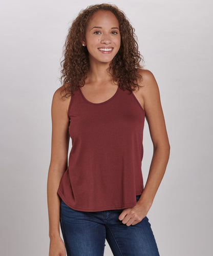 Women's Essential Racerback Tank – Lightweight Racerback Tank Top in Maroon