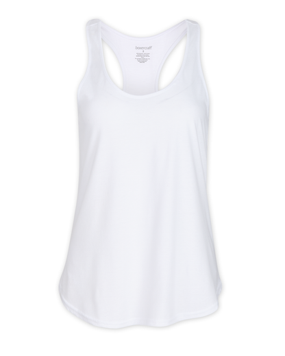 Women's Essential Racerback Tank – Lightweight Racerback Tank Top in White