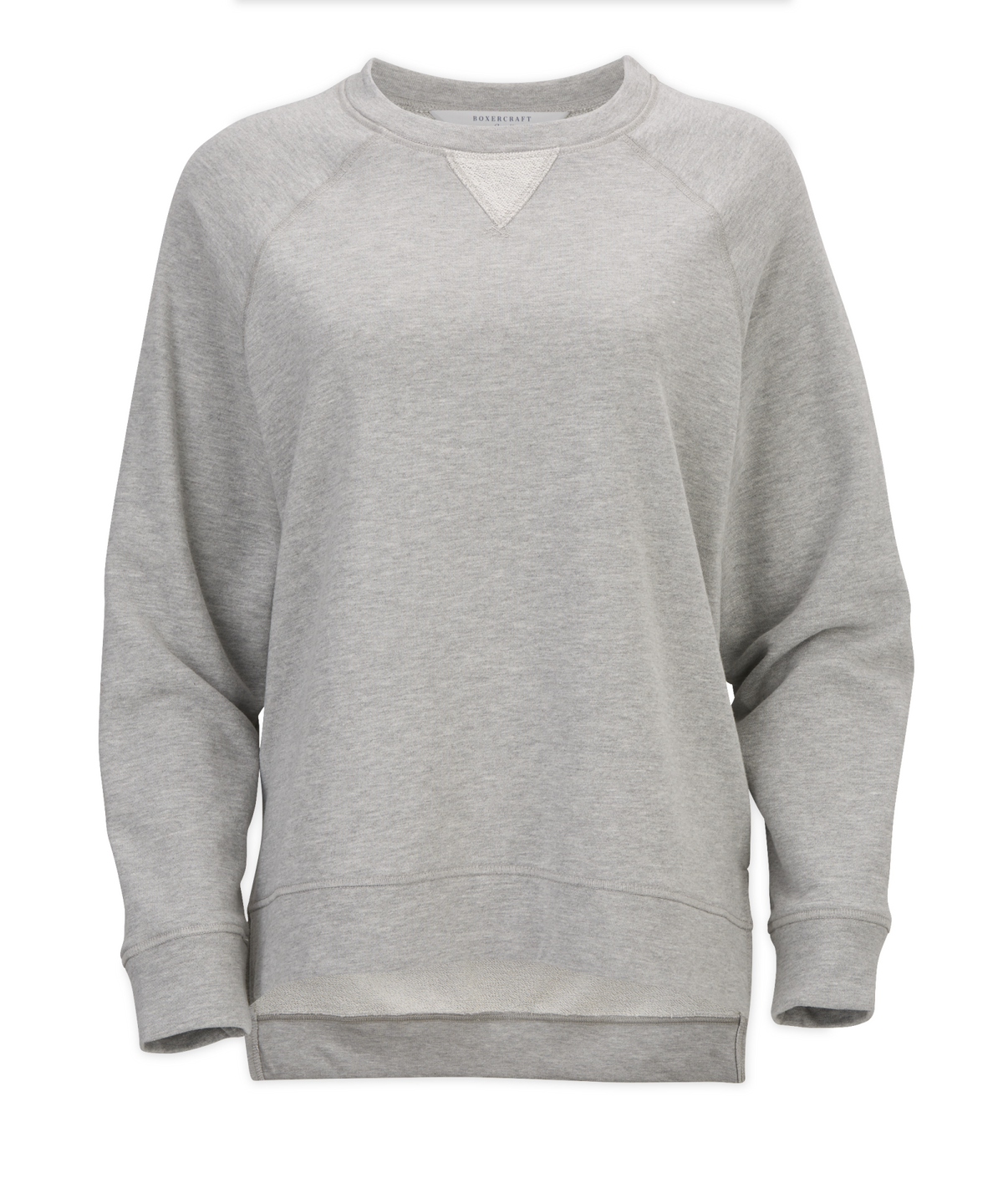 Women's Harlow Oversized Terry Pullover – Oversized French Terry Pullover Sweatshirt in Oxford Heather